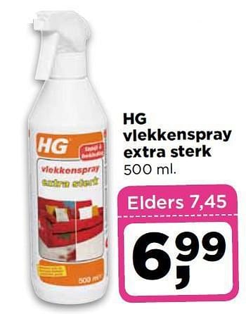 Aanbiedingen Hg vlekkenspray extra sterk - HG - Geldig van 30/09/2014 tot 06/10/2014 bij Dirx Drogisterijen