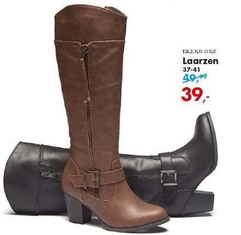 Aanbiedingen Laarzen - Trend One - Geldig van 06/10/2014 tot 12/10/2014 bij Bristol