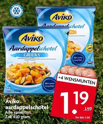Aanbiedingen Aviko aardappelschotel - Aviko - Geldig van 26/10/2014 tot 01/11/2014 bij Deka Markt
