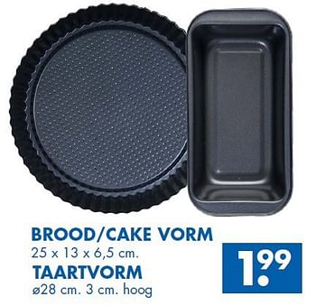 Aanbiedingen Brood-cake vorm - Huismerk - Zeeman  - Geldig van 11/10/2014 tot 25/10/2014 bij Zeeman