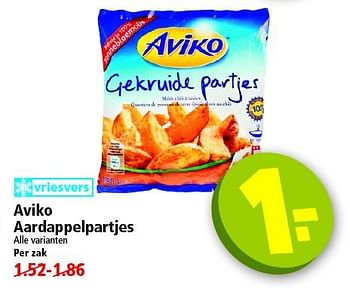 Aanbiedingen Aviko aardappelpartjes - Aviko - Geldig van 19/10/2014 tot 25/10/2014 bij Plus
