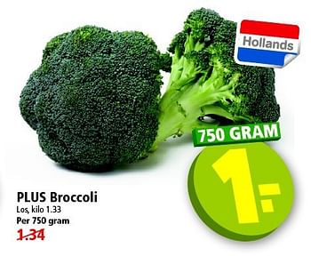 Aanbiedingen Plus broccoli - Huismerk - Plus - Geldig van 19/10/2014 tot 25/10/2014 bij Plus