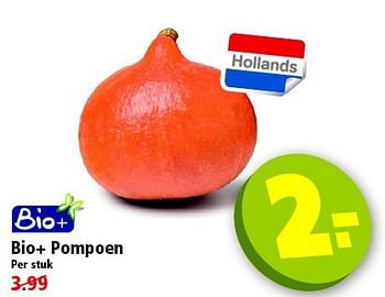 Aanbiedingen Bio+ pompoen - Bio+ - Geldig van 19/10/2014 tot 25/10/2014 bij Plus