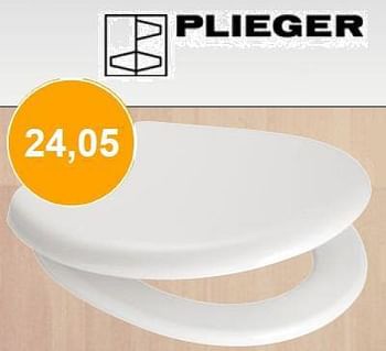 Aanbiedingen Wc bril - Plieger - Geldig van 01/10/2014 tot 31/10/2014 bij Sanitairwinkel