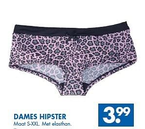 Aanbiedingen Dames hipster - Huismerk - Zeeman  - Geldig van 18/10/2014 tot 01/11/2014 bij Zeeman