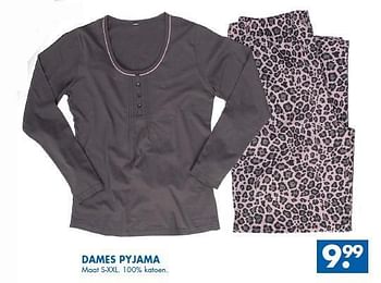 Aanbiedingen Dames pyjama - Huismerk - Zeeman  - Geldig van 18/10/2014 tot 01/11/2014 bij Zeeman