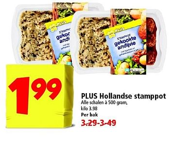 Aanbiedingen Plus hollandse stamppot - Huismerk - Plus - Geldig van 26/10/2014 tot 01/11/2014 bij Plus