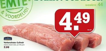 Aanbiedingen Varkenshaas culinair naturel - Heerlyckheeden - Geldig van 26/10/2014 tot 01/11/2014 bij Em-té