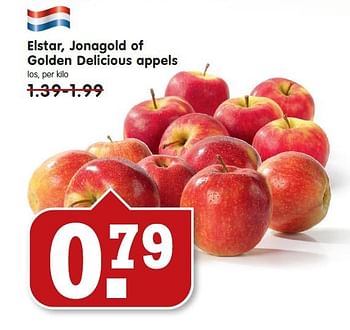 Aanbiedingen Elstar, jonagold of golden delicious appels - Huismerk - Em-té - Geldig van 26/10/2014 tot 01/11/2014 bij Em-té