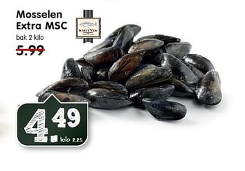 Aanbiedingen Mosselen extra msc - Smit Vis - Geldig van 26/10/2014 tot 01/11/2014 bij Em-té