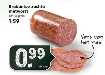 Aanbiedingen Brabantse zachte metworst - Huismerk - Em-té - Geldig van 26/10/2014 tot 01/11/2014 bij Em-té