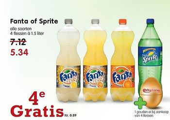 Aanbiedingen Fanta of sprite - Fanta - Geldig van 26/10/2014 tot 01/11/2014 bij Em-té