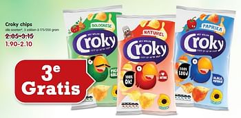 Aanbiedingen Croky chips - Croky - Geldig van 26/10/2014 tot 01/11/2014 bij Em-té