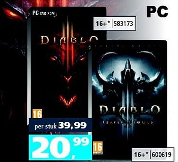Aanbiedingen Diabolo - Blizzard Entertainment - Geldig van 18/10/2014 tot 02/11/2014 bij Intertoys