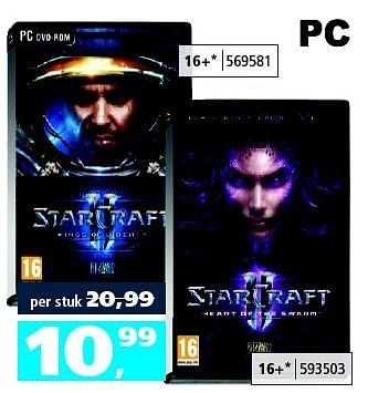 Aanbiedingen Starcraft - Blizzard Entertainment - Geldig van 18/10/2014 tot 02/11/2014 bij Intertoys