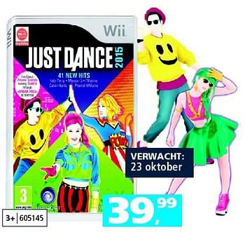Aanbiedingen Just dance - Ubisoft - Geldig van 18/10/2014 tot 02/11/2014 bij Intertoys
