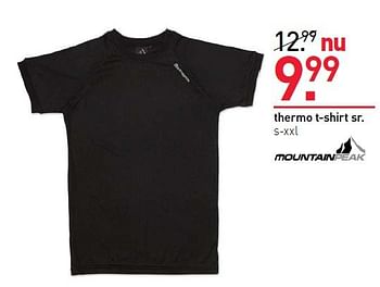 Aanbiedingen Thermo t-shirt sr - Mountainpeak - Geldig van 27/10/2014 tot 02/11/2014 bij Scapino