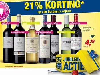 Aanbiedingen Château fonfroid - Rode wijnen - Geldig van 22/10/2014 tot 04/11/2014 bij Makro
