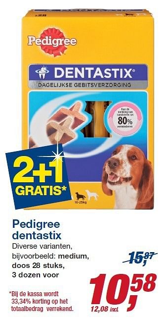 Aanbiedingen Pedigree dentastix - Pedigree - Geldig van 22/10/2014 tot 04/11/2014 bij Makro