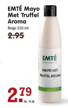 Aanbiedingen Emté mayo met truffel aroma - Huismerk - Em-té - Geldig van 02/11/2014 tot 08/11/2014 bij Em-té