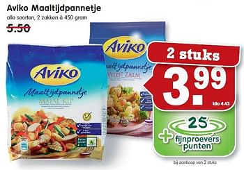 Aanbiedingen Aviko maaltijdpannetje - Aviko - Geldig van 02/11/2014 tot 08/11/2014 bij Em-té
