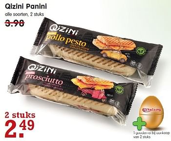 Aanbiedingen Qizini panini - Qizini - Geldig van 02/11/2014 tot 08/11/2014 bij Em-té