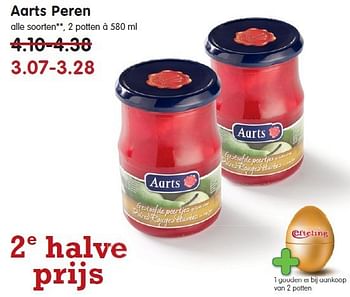 Aanbiedingen Aarts peren - Aarts - Geldig van 02/11/2014 tot 08/11/2014 bij Em-té