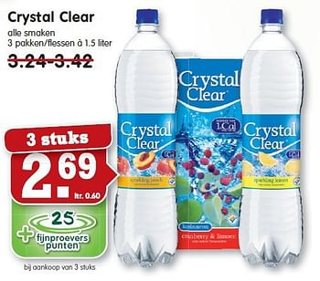 Aanbiedingen Crystal clear - Crystal Clear - Geldig van 02/11/2014 tot 08/11/2014 bij Em-té