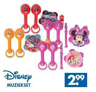 Aanbiedingen Muziekset - Disney - Geldig van 01/11/2014 tot 15/11/2014 bij Zeeman