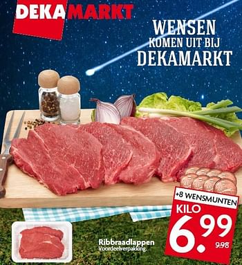 Aanbiedingen Ribbraadlappen - Huismerk - Deka Markt - Geldig van 02/11/2014 tot 08/11/2014 bij Deka Markt