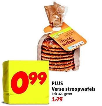 Aanbiedingen Plus verse stroopwafels - Huismerk - Plus - Geldig van 02/11/2014 tot 08/11/2014 bij Plus