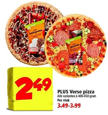Aanbiedingen Plus verse pizza - Huismerk - Plus - Geldig van 02/11/2014 tot 08/11/2014 bij Plus