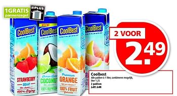 Aanbiedingen Coolbest - Coolbest - Geldig van 02/11/2014 tot 08/11/2014 bij Plus