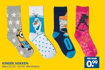 Aanbiedingen Kinder sokken - Huismerk - Zeeman  - Geldig van 09/08/2014 tot 22/08/2014 bij Zeeman