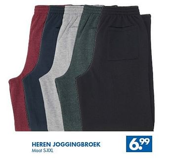 Aanbiedingen Heren joggingbroek - Huismerk - Zeeman  - Geldig van 16/08/2014 tot 29/08/2014 bij Zeeman
