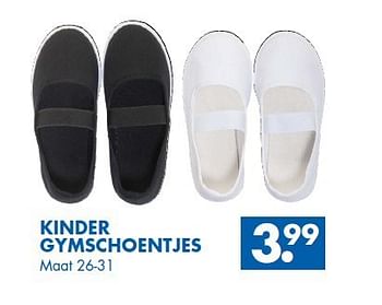 Aanbiedingen Kinder gymschoentjes - Huismerk - Zeeman  - Geldig van 16/08/2014 tot 29/08/2014 bij Zeeman