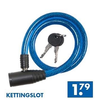 Aanbiedingen Kettingslot - Huismerk - Zeeman  - Geldig van 16/08/2014 tot 29/08/2014 bij Zeeman