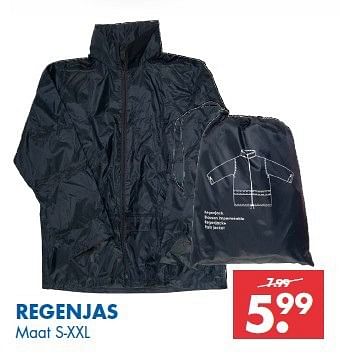 Aanbiedingen Regenjas - Huismerk - Zeeman  - Geldig van 16/08/2014 tot 29/08/2014 bij Zeeman