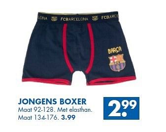 Aanbiedingen Jongens boxer - FC Barcelona - Geldig van 16/08/2014 tot 29/08/2014 bij Zeeman