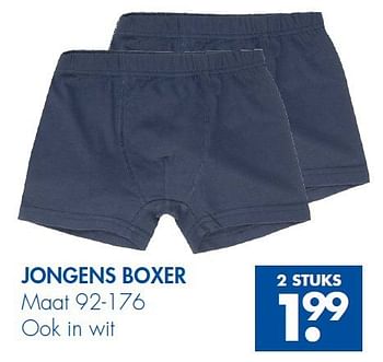 Aanbiedingen Jongens boxer - Huismerk - Zeeman  - Geldig van 30/08/2014 tot 13/09/2014 bij Zeeman