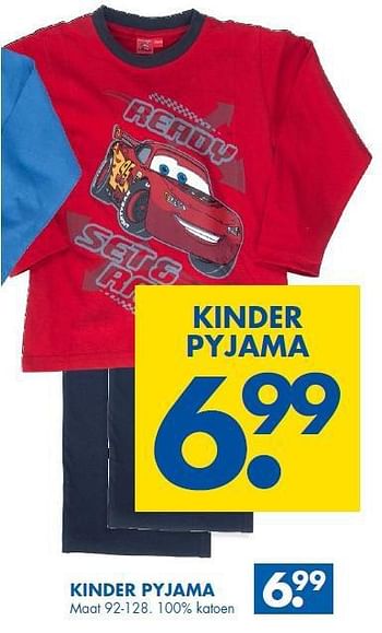 Aanbiedingen Kinder pyjama - Disney - Geldig van 20/09/2014 tot 04/10/2014 bij Zeeman