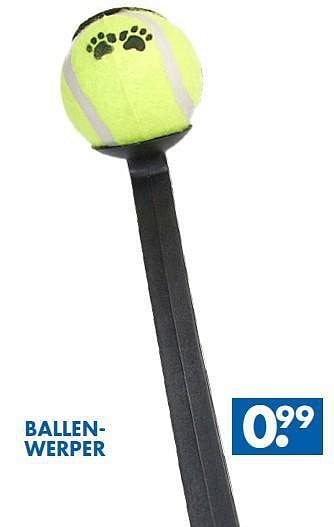 Aanbiedingen Ballen werper - Huismerk - Zeeman  - Geldig van 20/09/2014 tot 04/10/2014 bij Zeeman