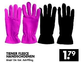 Aanbiedingen Tiener fleece handschoenen - Huismerk - Zeeman  - Geldig van 27/09/2014 tot 11/10/2014 bij Zeeman