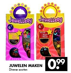 Aanbiedingen Juwelen maken - Huismerk - Zeeman  - Geldig van 27/09/2014 tot 11/10/2014 bij Zeeman