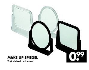 Aanbiedingen Make-up spiegel - Huismerk - Zeeman  - Geldig van 27/09/2014 tot 11/10/2014 bij Zeeman