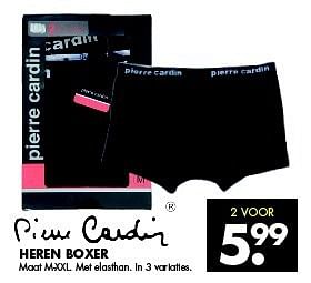 Aanbiedingen Heren boxer - Pierre Cardin - Geldig van 27/09/2014 tot 11/10/2014 bij Zeeman