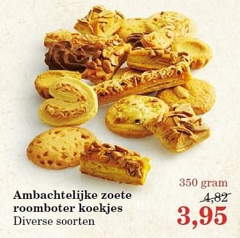 Aanbiedingen Ambachtelijke zoete roomboter koekjes - Huismerk - Vroom &amp; Dreesman - Geldig van 25/09/2014 tot 12/10/2014 bij Vroom & Dreesman