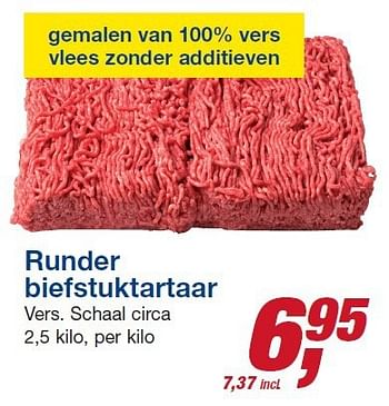 Aanbiedingen Runder biefstuktartaar - Huismerk - Makro - Geldig van 22/10/2014 tot 04/11/2014 bij Makro