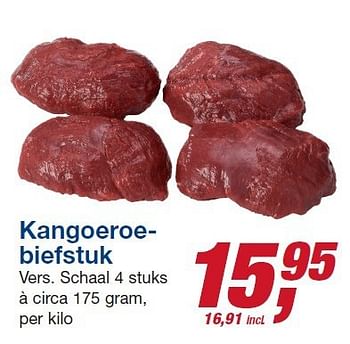 Aanbiedingen Kangoeroebiefstuk - Huismerk - Makro - Geldig van 22/10/2014 tot 04/11/2014 bij Makro