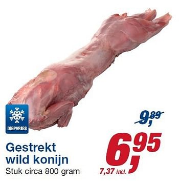 Aanbiedingen Gestrekt wild konijn - Huismerk - Makro - Geldig van 22/10/2014 tot 04/11/2014 bij Makro